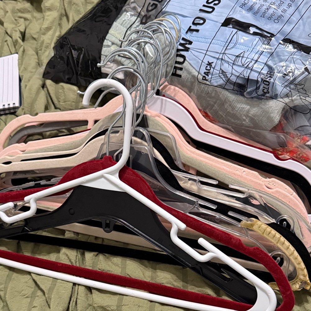 Assorted Velvet Hangers